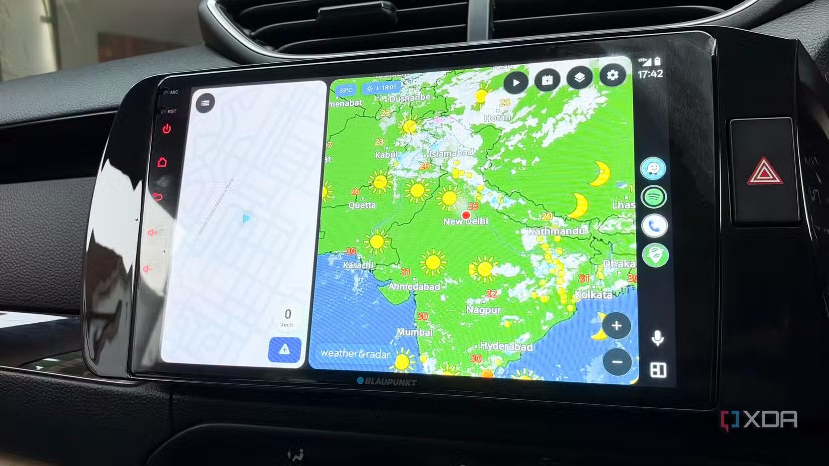 Météo & Radar Android Auto