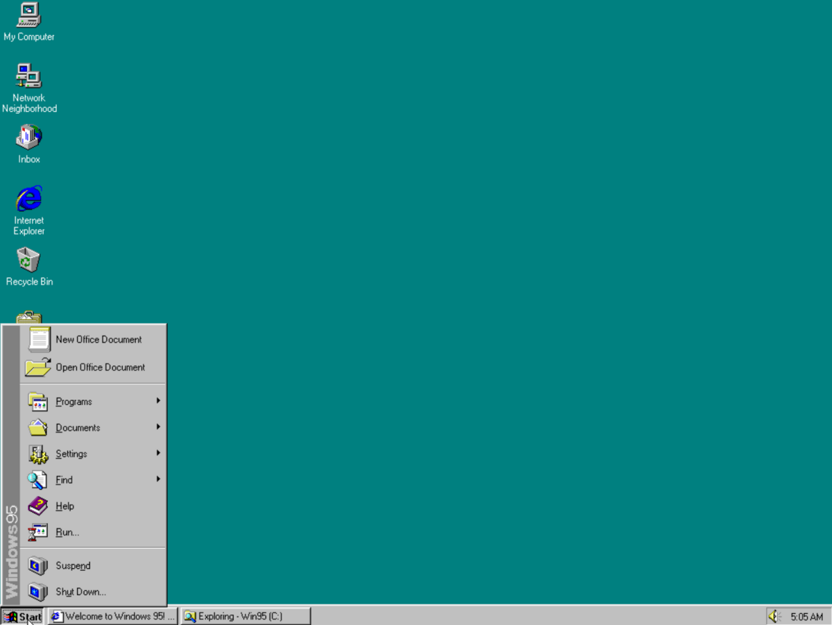 30 ans ont passé, mais Windows 95 vit toujours un peu dans l'interface de Windows 11. Si c'est pas merveilleux. © Chloé Claessens / Clubic