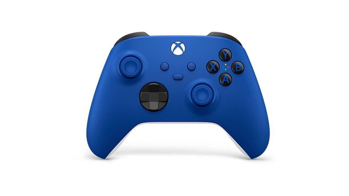 La manette Xbox Series Shock Blue