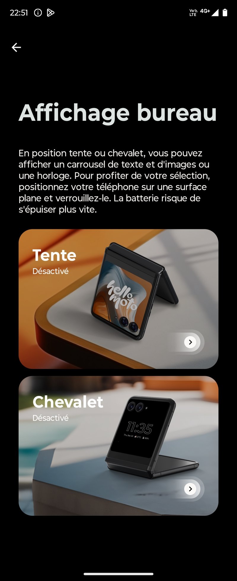 Hello UI tire partie des spécificités du Razr 60 Ultra. ©Marc Mitrani pour Clubic