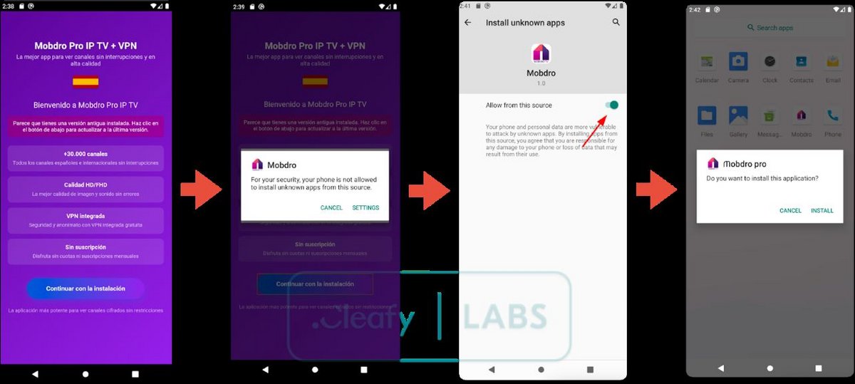 Voilà comment fonctionne Klopatra pour infiltrer vos données bancaires - ©Cleafy
