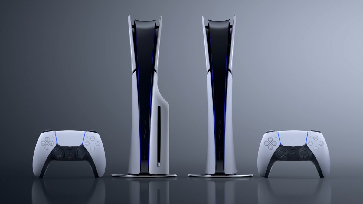 Côté à côte, les PS5 Slim Standard et Digital Edition © Sony