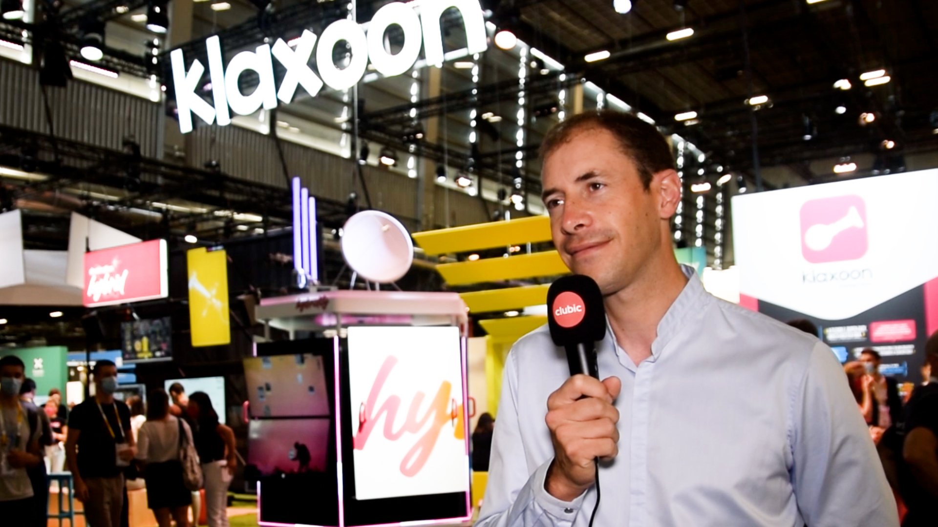 Matthieu Beucher, le fondateur de Klaxoon, interrogé ici à notre micro il y a quelques années, c'était sur VivaTech © Alexandre Boero / Clubic
