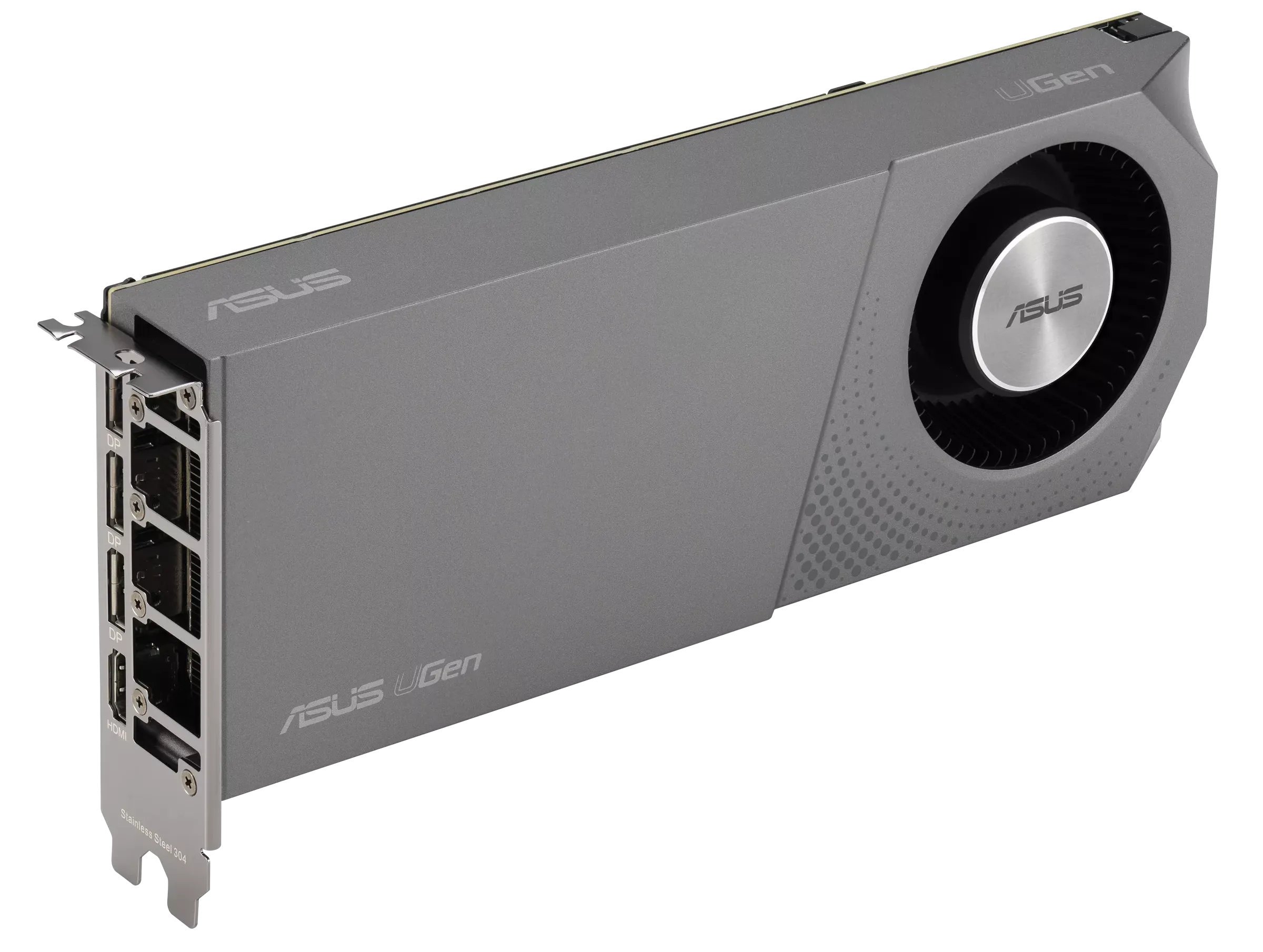 L'ASUS UGen Intel Arc Pro B70 32 GB est une carte type blower. © ASUS