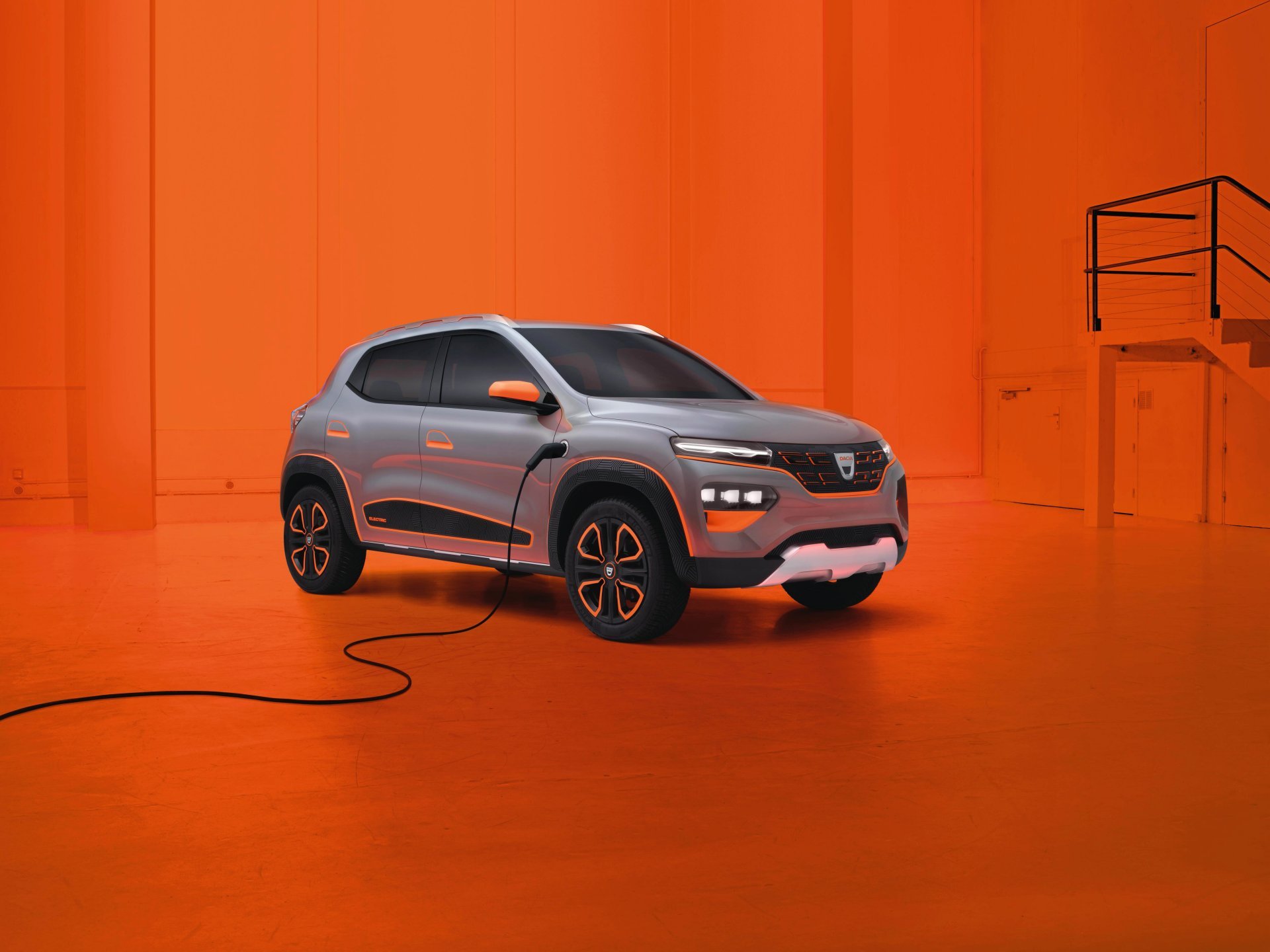 Une possible déclinaison de la Dacia Spring sous le blason Renault ? © Dacia