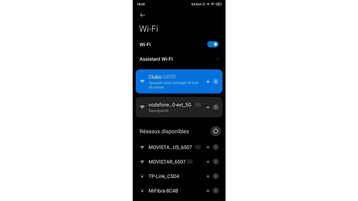 Un seul SSID pour les bandes de fréquence 2,4 et 5 GHz du réseau WiFi Clubic