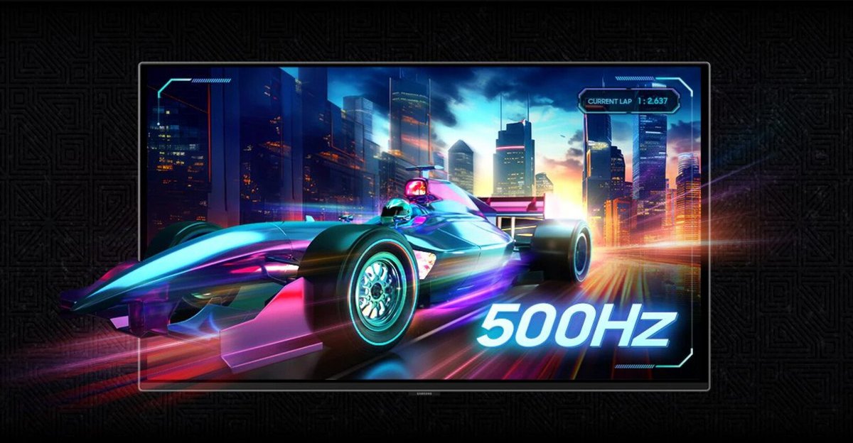 La technologie QD-OLED à 500 Hz ! © Samsung