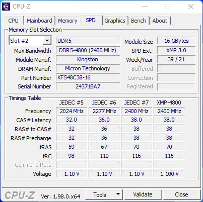 Kingston FURY Beast DDR5-4800