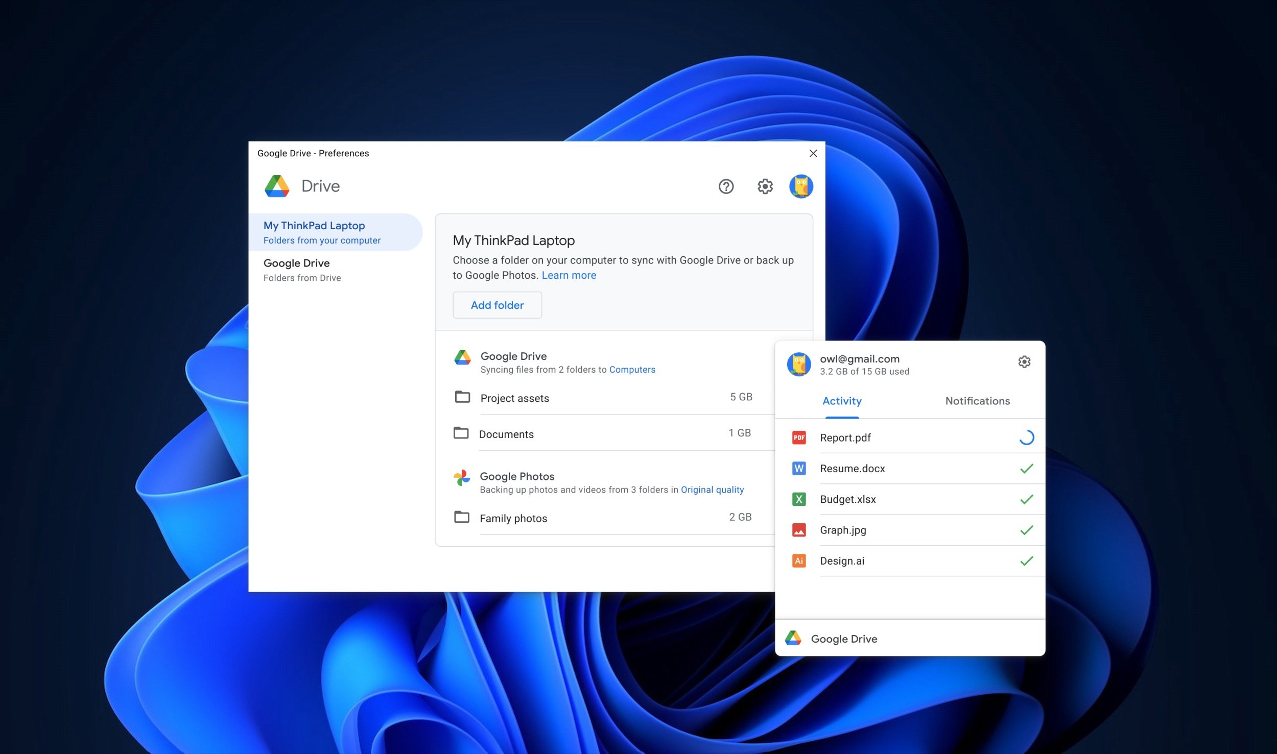 Google Drive s'invite enfin sur Windows ARM © Google