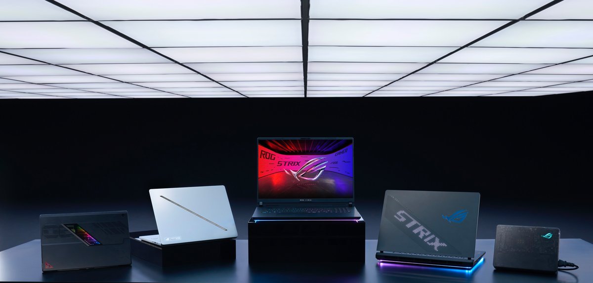 ASUS profite du CES pour présenter ses nouveaux PC gaming ROG © ASUS