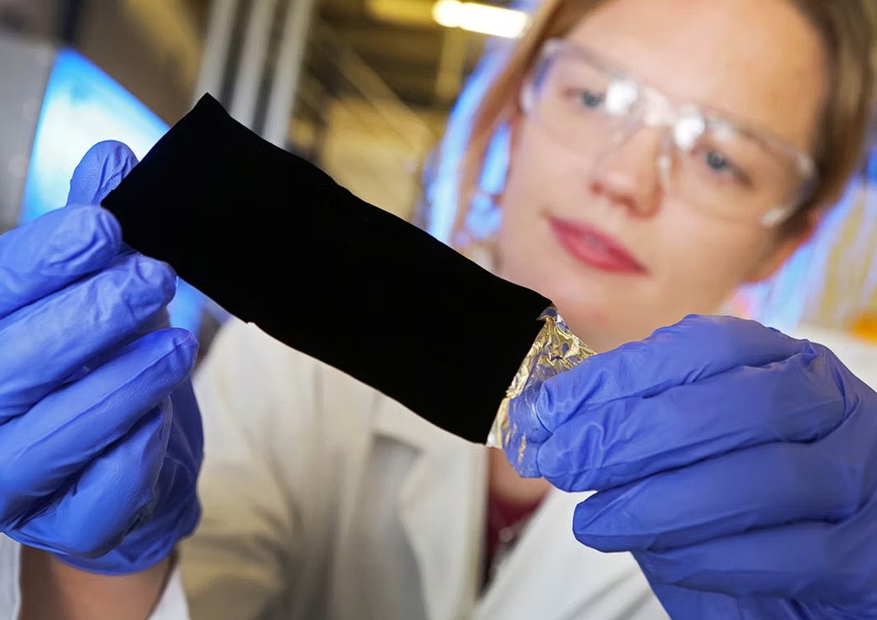Le Vantablack 310 résiste aux températures extrêmes, aux chocs et aux vibrations - ©Surrey Nano Systems