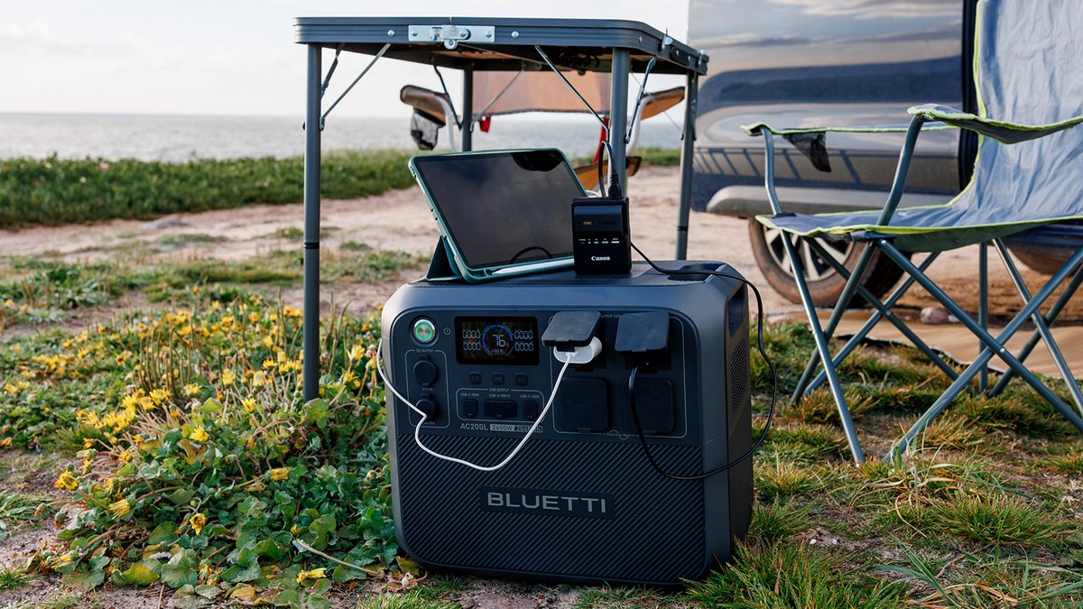 Elle peut être reliée à plusieurs batteries pour atteindre jusqu’à 8 192 Wh de capacité totale ©BLUETTI
