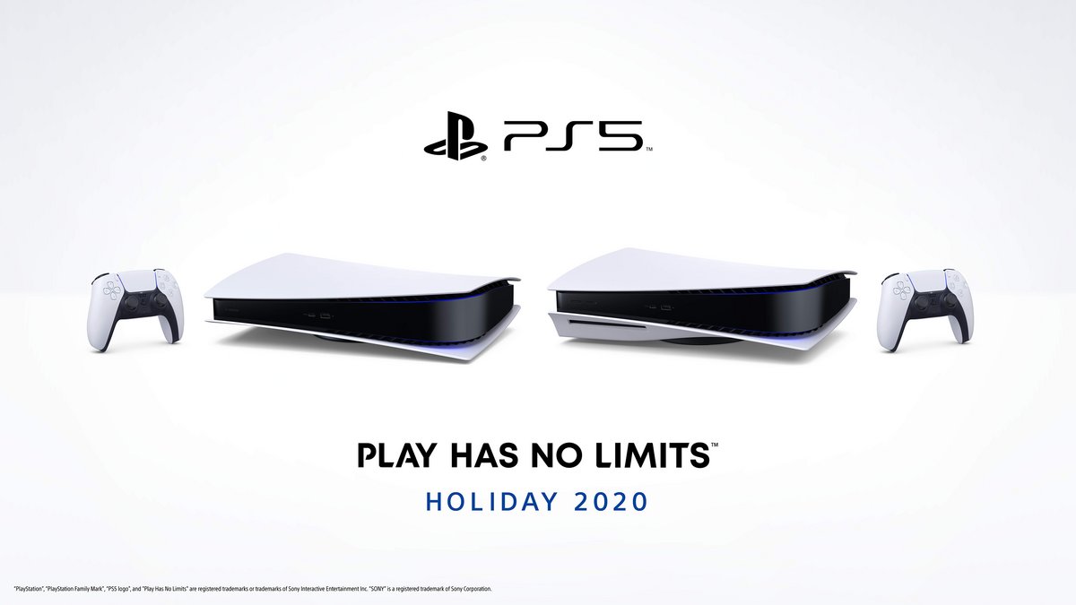 Les PS5 mises à l'horizontale. © Sony