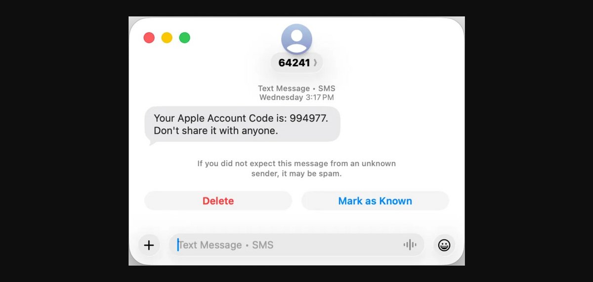 Le fameux code d'authentification reçu. © Eric Moret