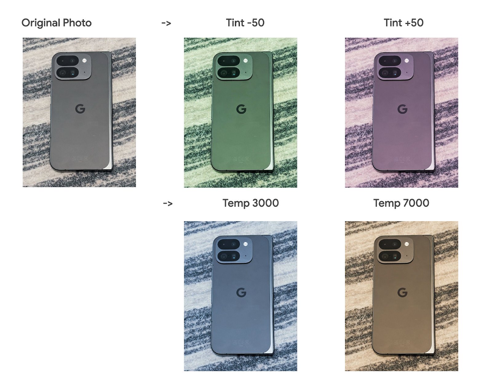 Les nouveaux modes apportés par cette bêta 2 © Google