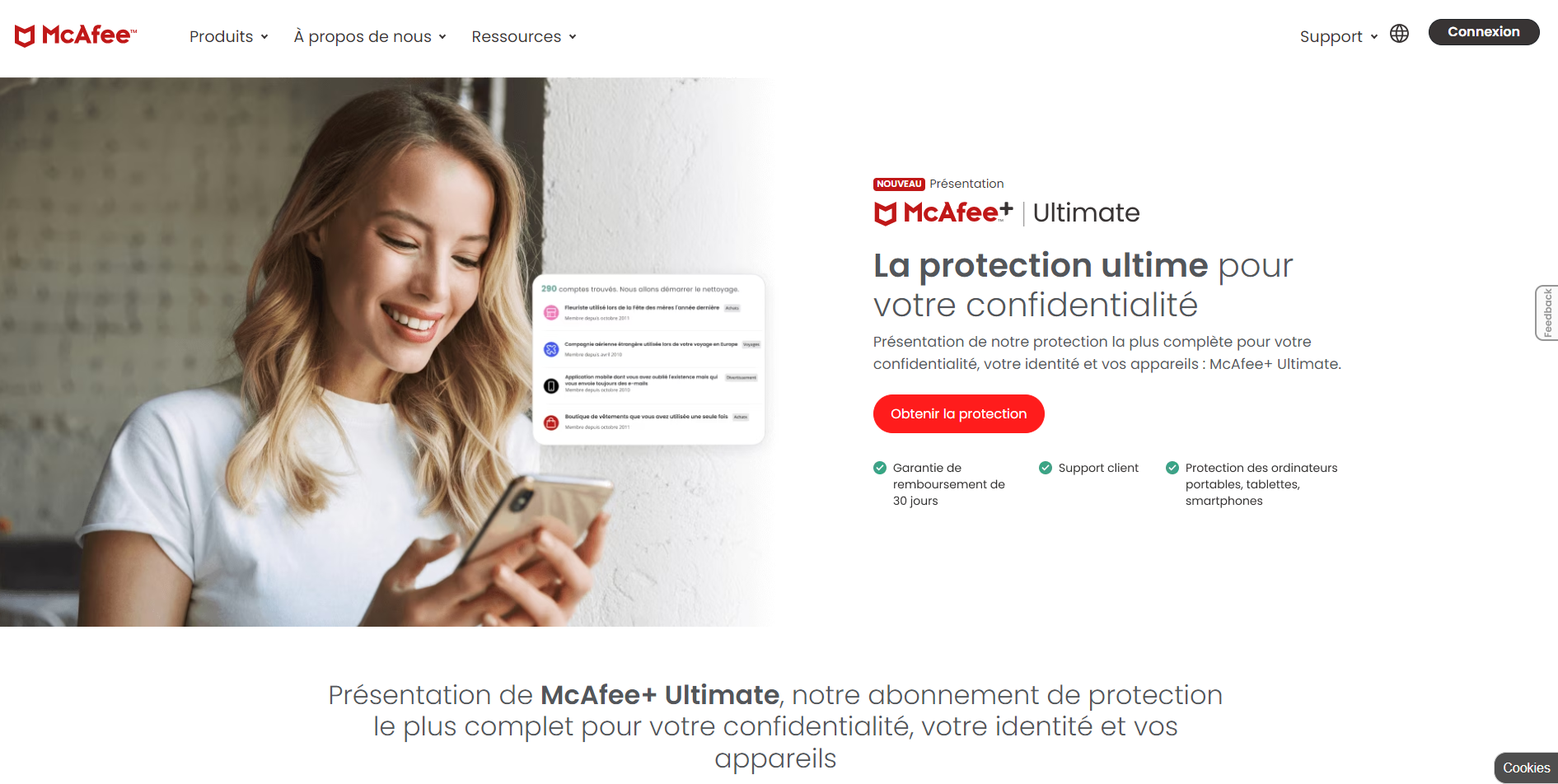 Présentation de la solution McAfee+ Ultimate © McAfee, LLC