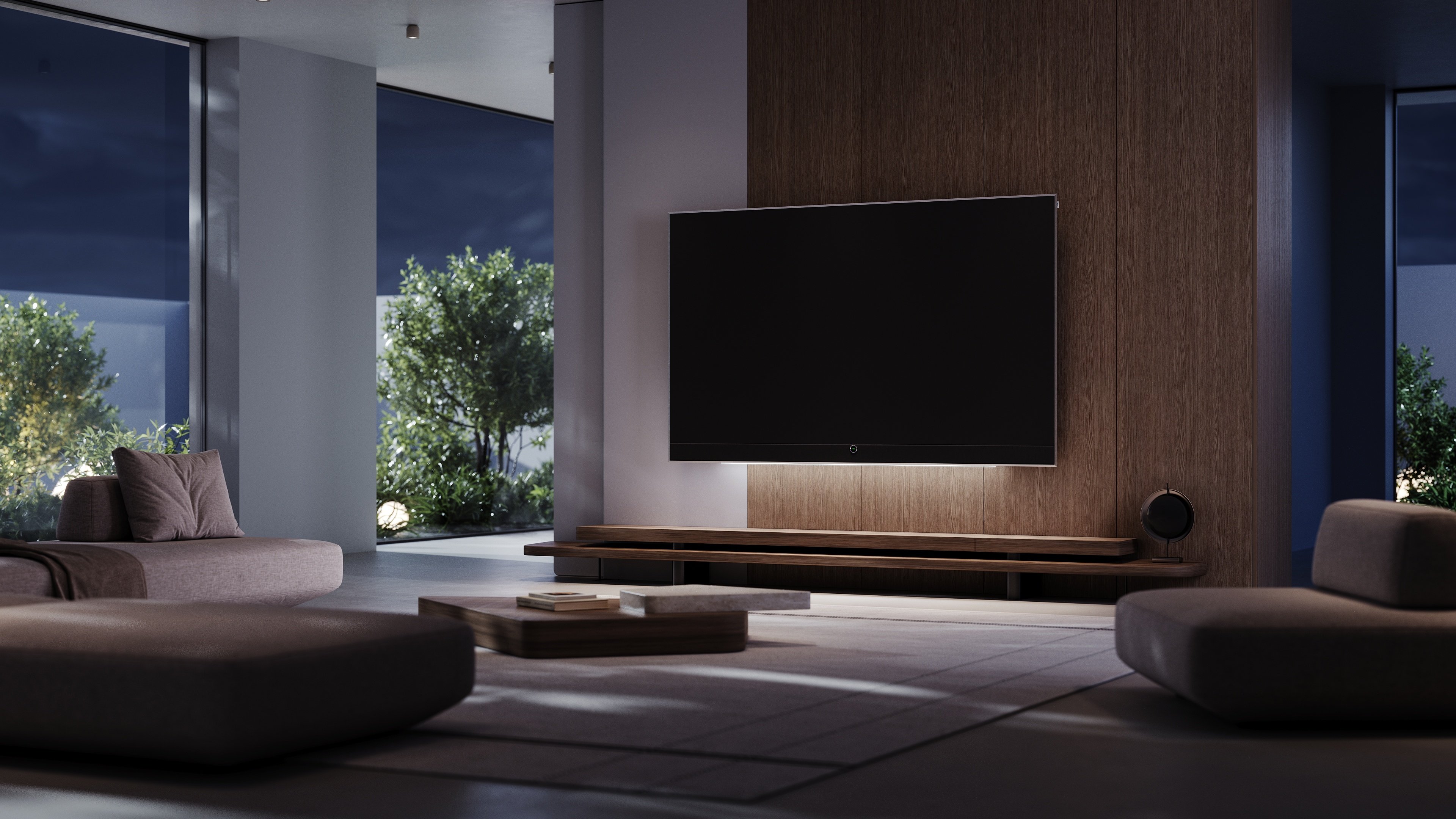 Loewe enrichit sa gamme Stellar avec un téléviseur OLED de 97 pouces. © Loewe