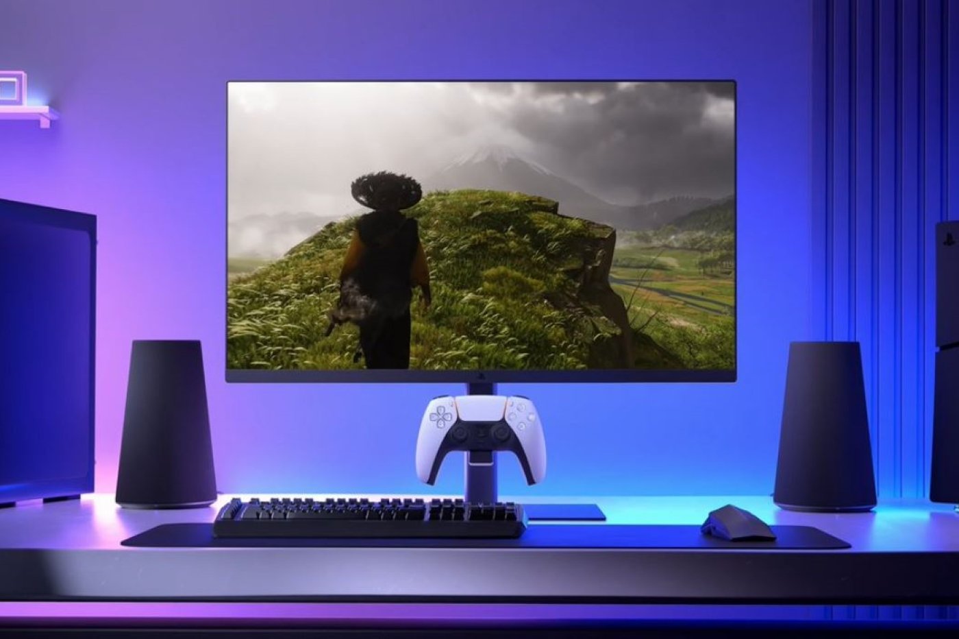 Le 27'' Gaming Monitor with DualSense Charging Hook sera disponible le 27 août. ©PlayStation