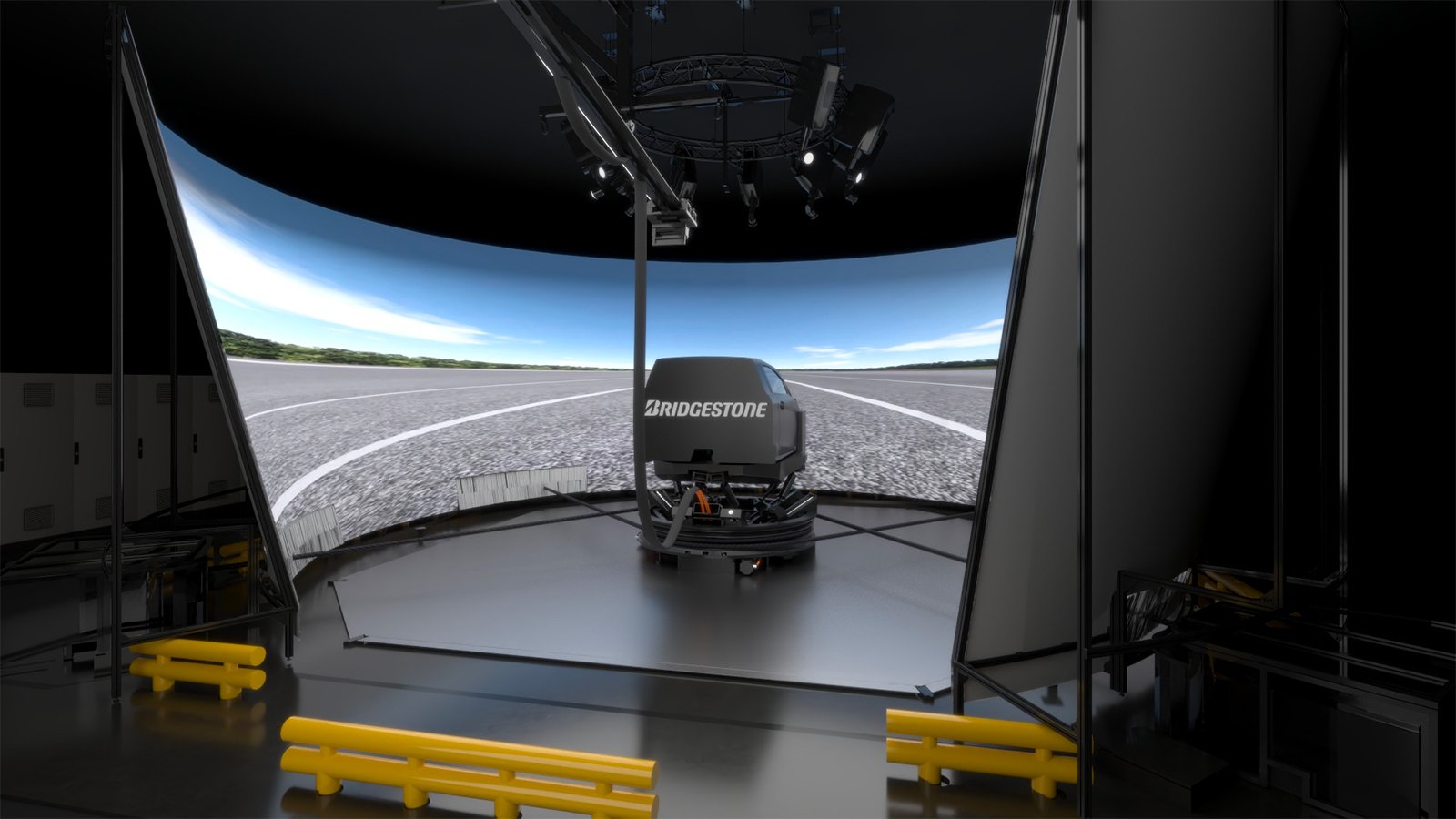 Le simulateur de conduire DiL de chez Bridgestone ©Bridgestone