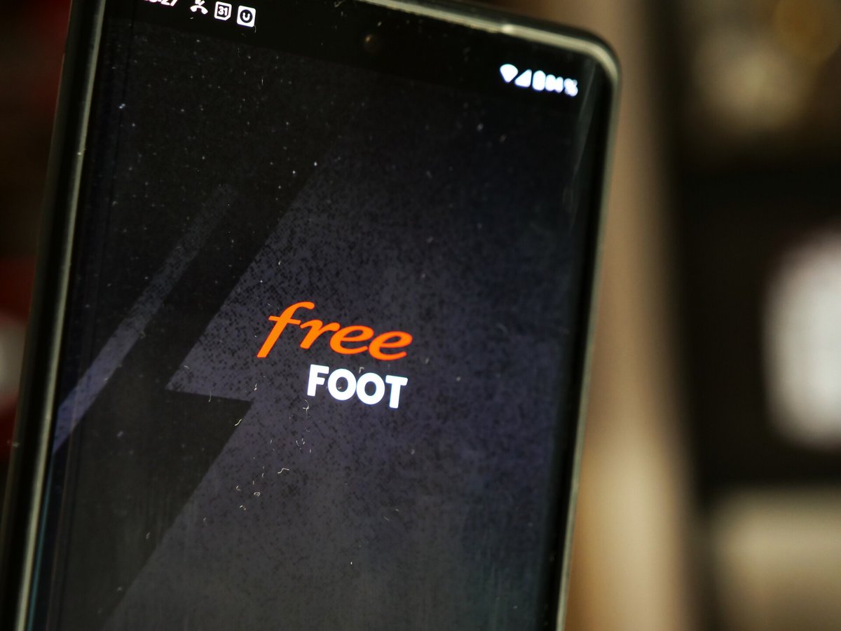 L'ouverture de l'application Free Foot sur mobile © Alexandre Boero / Clubic