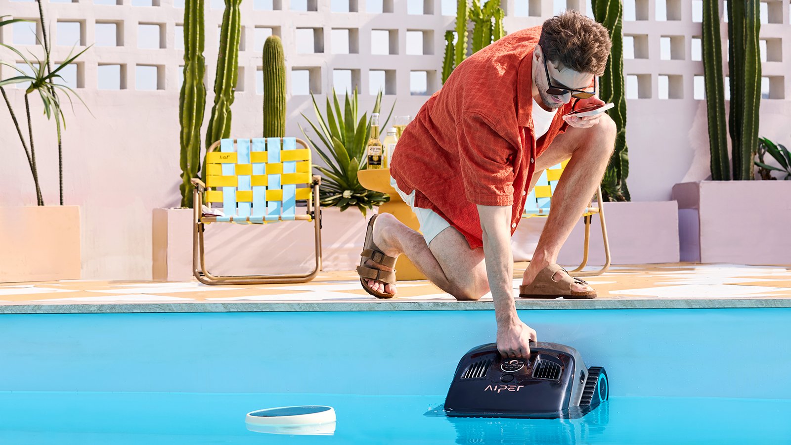 Ce robot peut nettoyer une surface de 200m2 ©Aiper