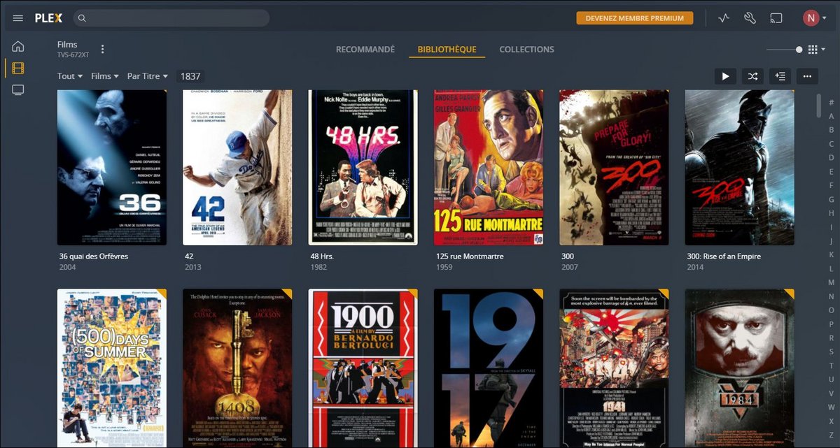 Plex se montre plus puissant que l'outil Video Station imaginé par QNAP © Clubic