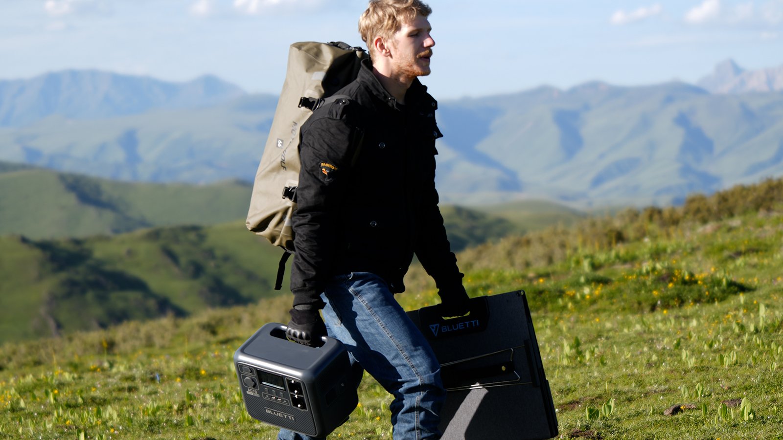 Partez à l'aventure avec la batterie AC70 ©Bluetti