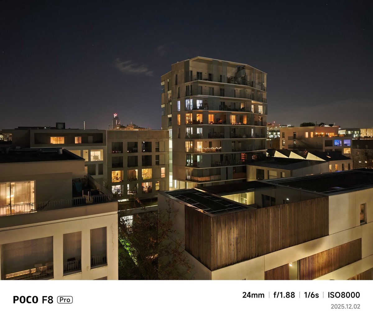 POCO F8 Pro test nuit ga