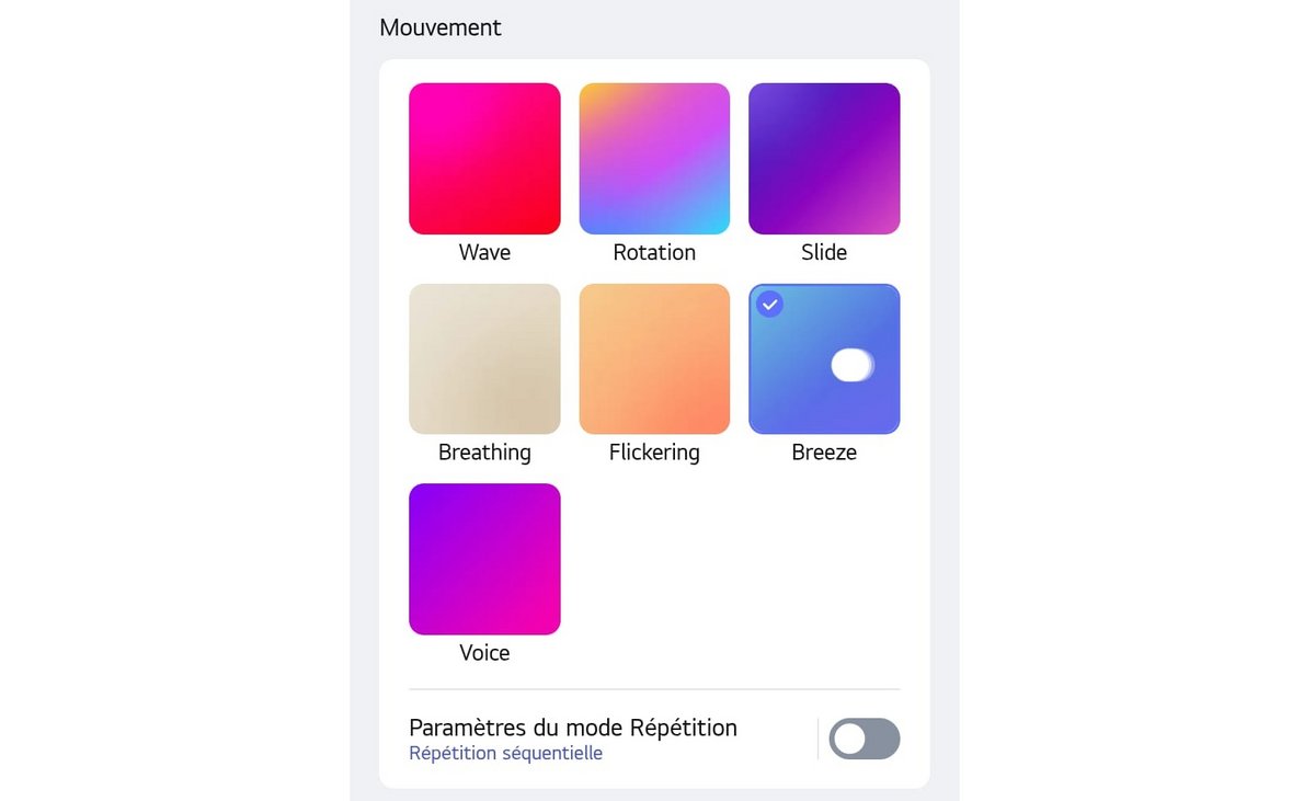 Quelques options d'éclairage amusantes © Vincent Touveneau 