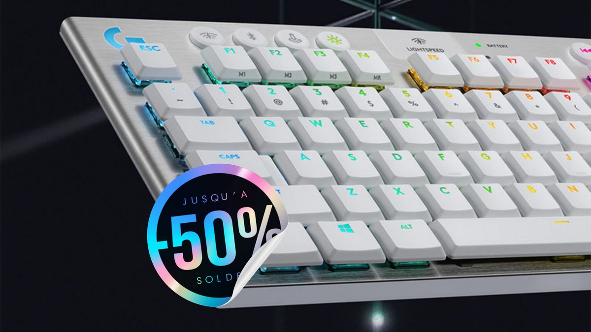 Un clavier gamer mécanique sans fil ultra fin à prix tout aussi fin durant les Soldes Amazon.