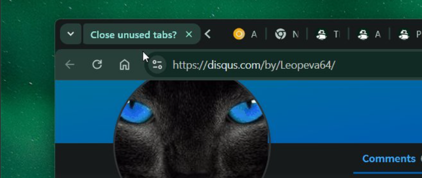 chrome tab