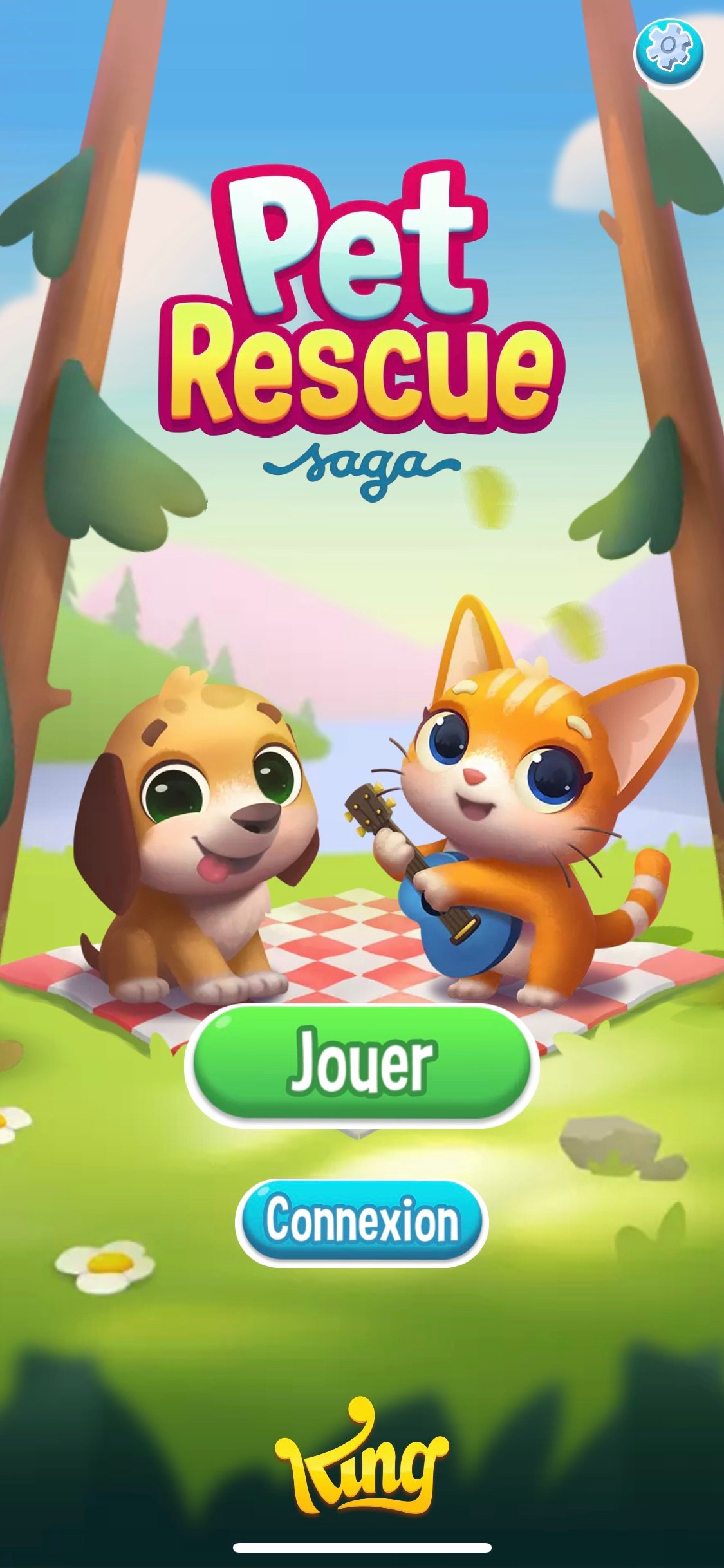 Pet Rescue Saga - accueil