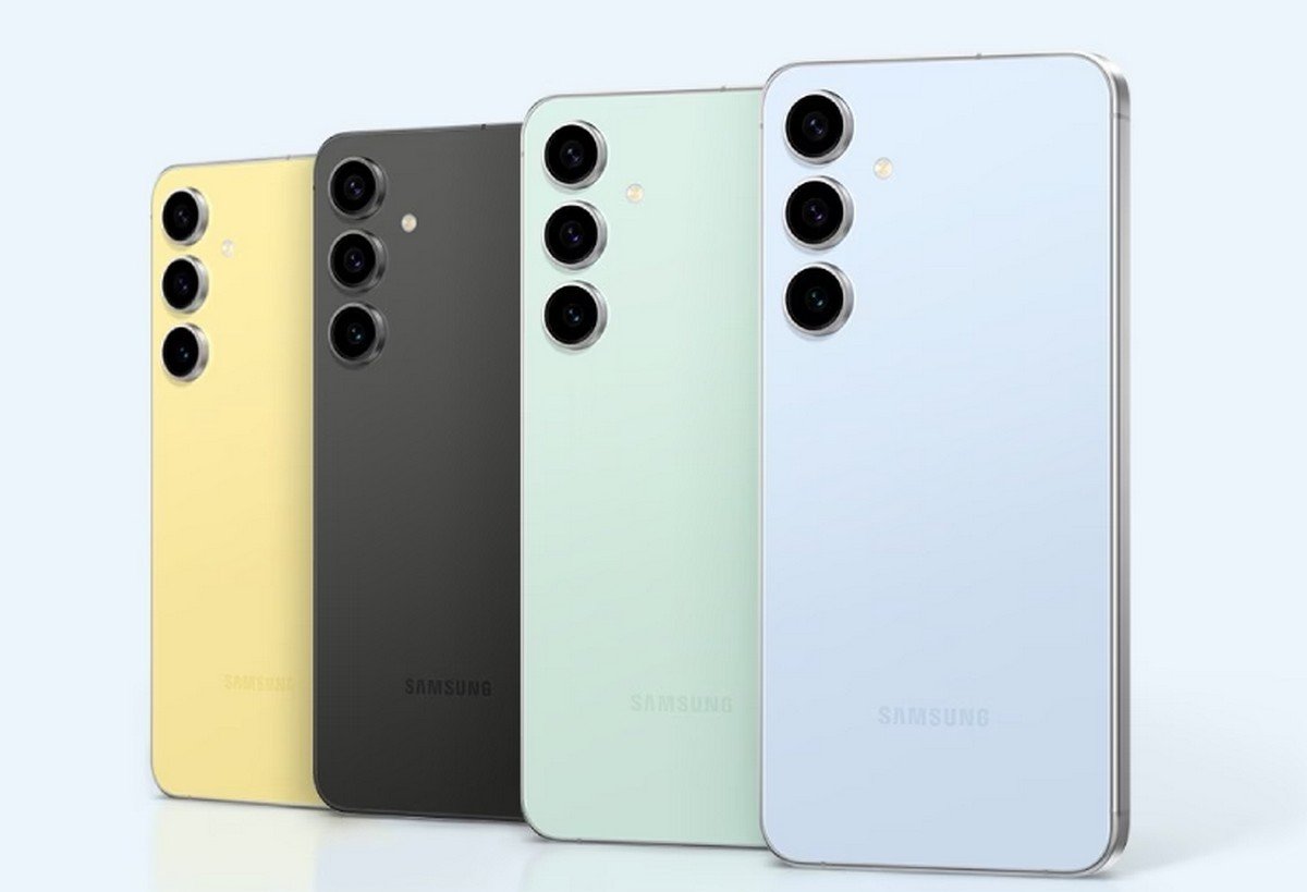 Le Galaxy S24 FE est disponible en quatre couleurs. © Samsung