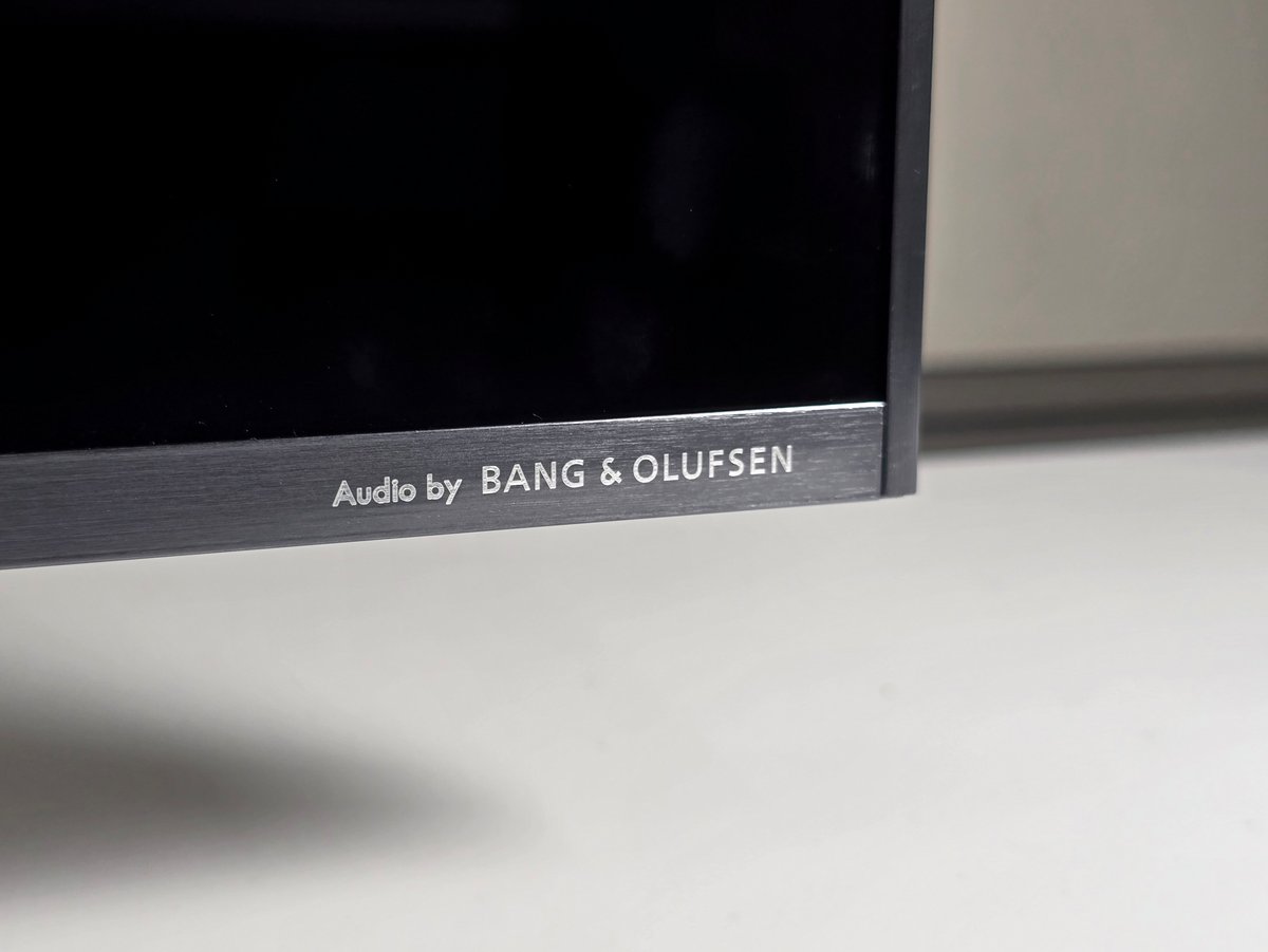 Bang & Olufsen apporte son expertise au système audio de ce téléviseur. © Matthieu Legouge