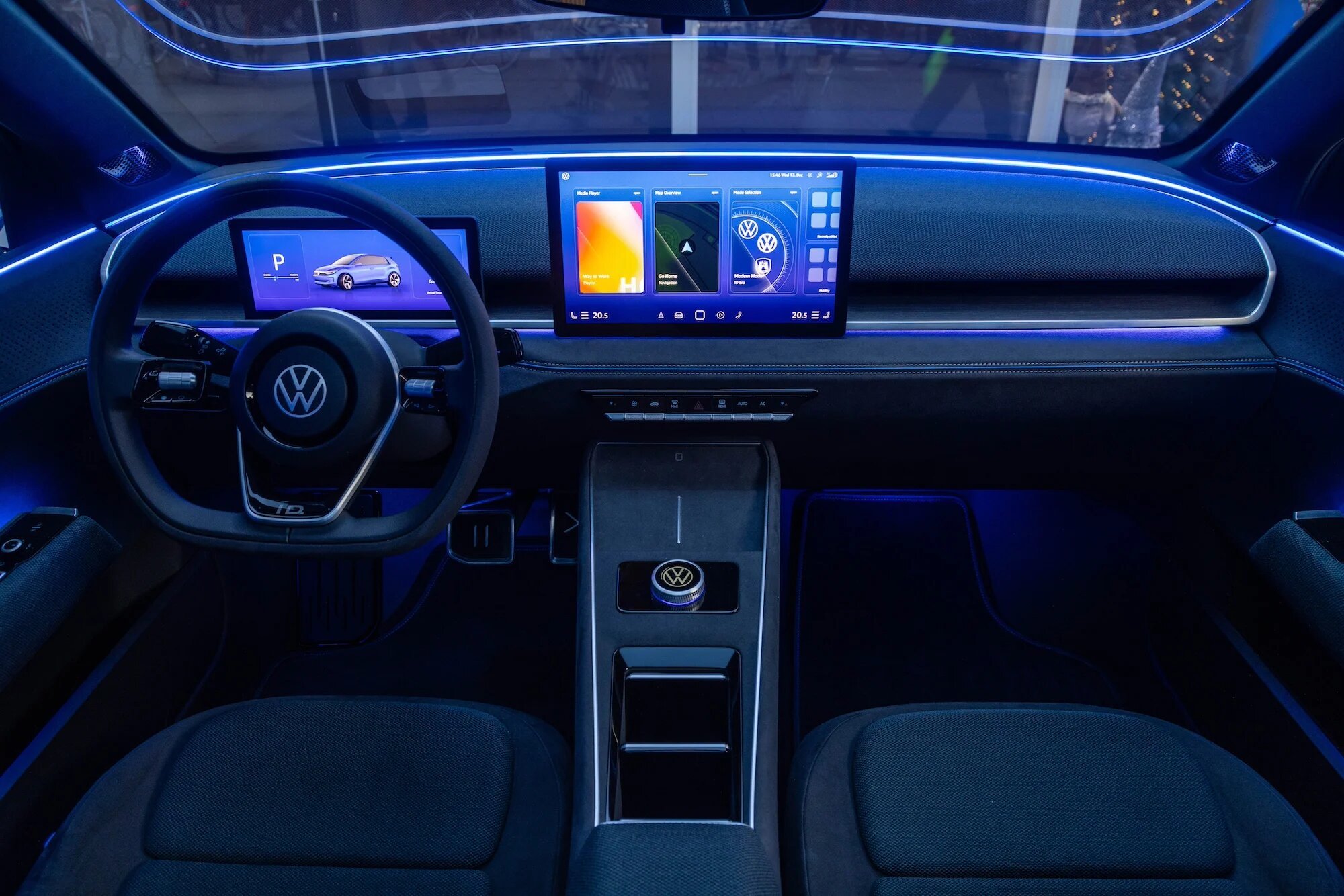 Les commandes manuelles de chauffage refont leur apparition, et c'est tant mieux. ©VW