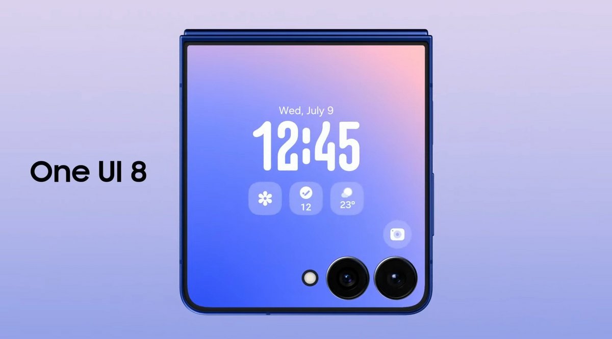 One UI 8 prend avantage de la nouvelle diagonale du Z Flip 7. © Samsung