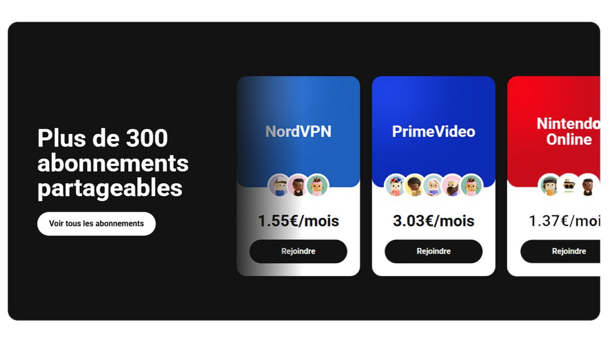 Spliiit permet de partager ou rejoindre une large gamme d’abonnements, des services de streaming aux logiciels pro, pour réduire ses dépenses tout en profitant d’offres premium variées - © Spliiit