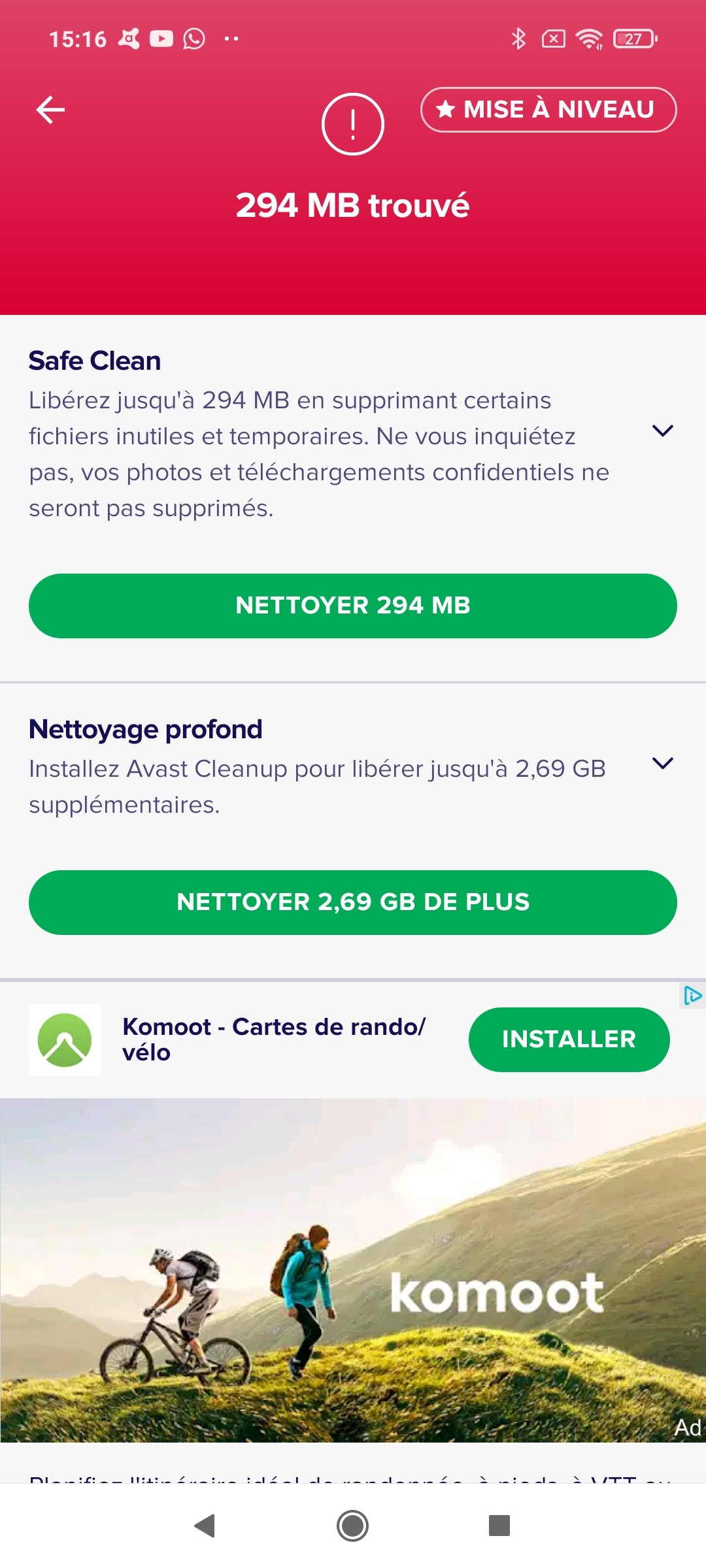 Avast Antivirus Gratuit sur Android