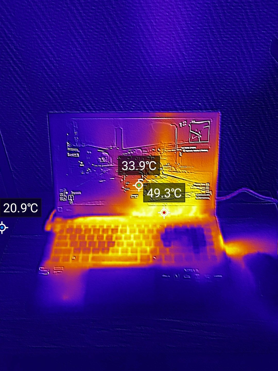 Acer Nitro V15 2024 temp