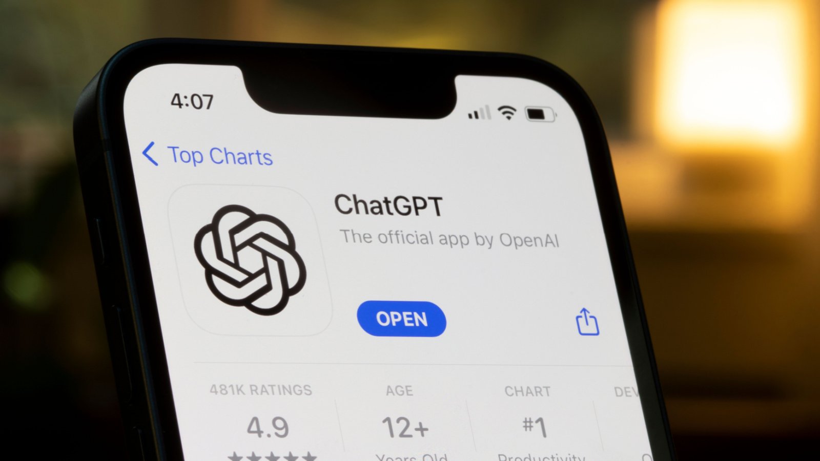 L'application ChatGPT est un hit sur les magasins d'application