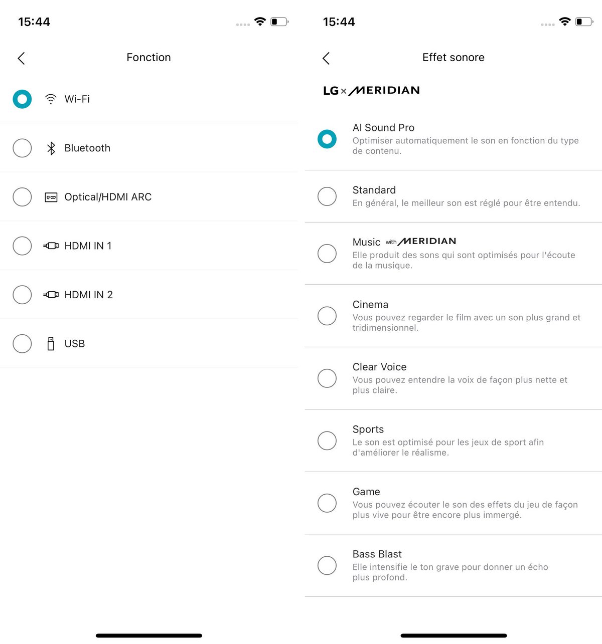 Test LG S95QR modes