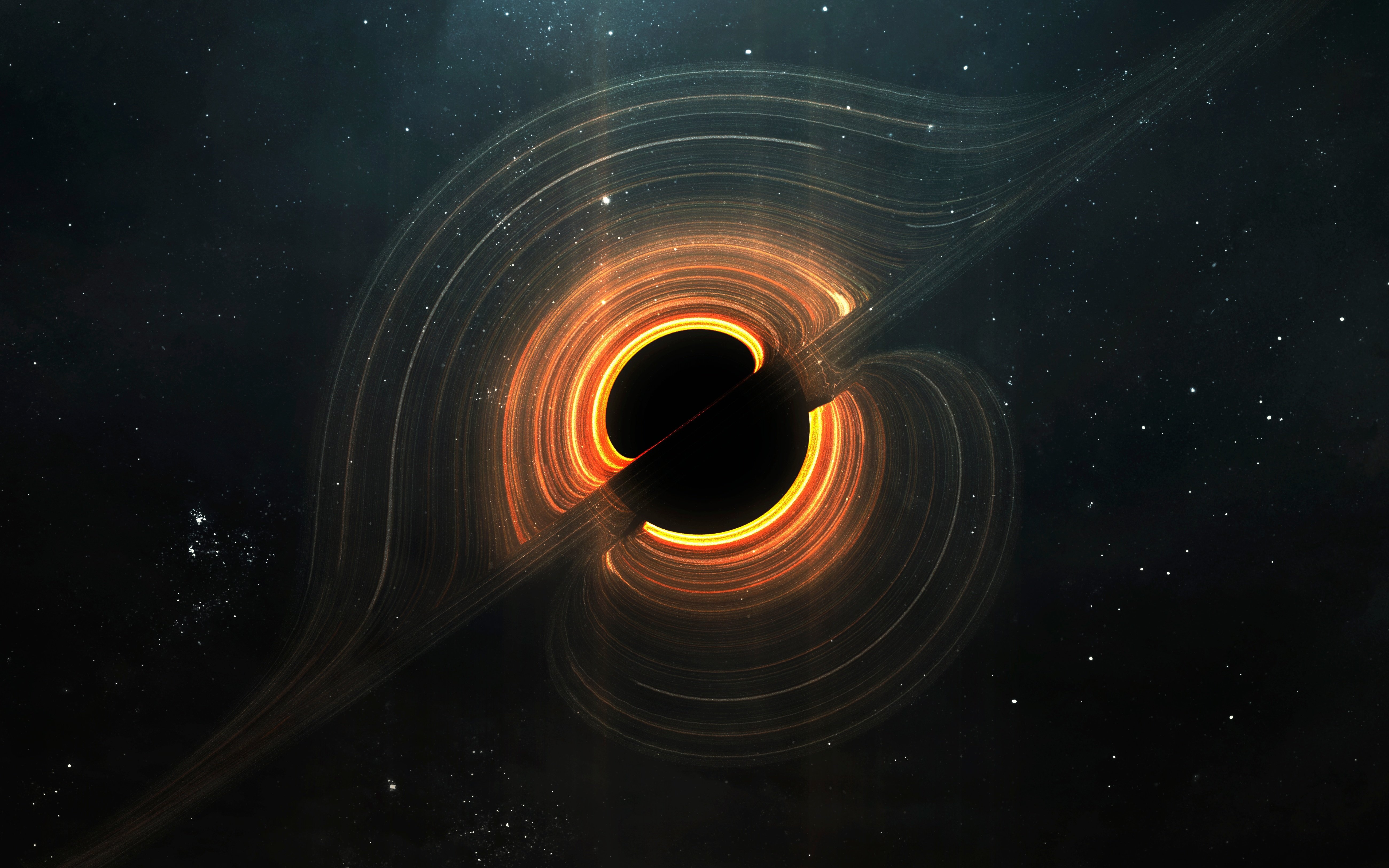  Une théorie ancienne suggère que la matière noire pourrait être constituée en partie ou en totalité de trous noirs primordiaux, formés juste après le Big Bang. © Vadim Sadovski / Shutterstock