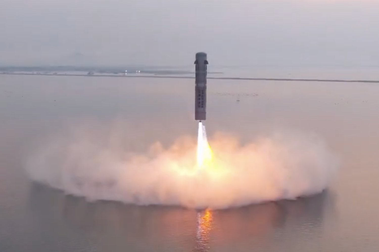 La start-up chinoise Space Epoch a testé la récupération de son lanceur. ©Space Epoch