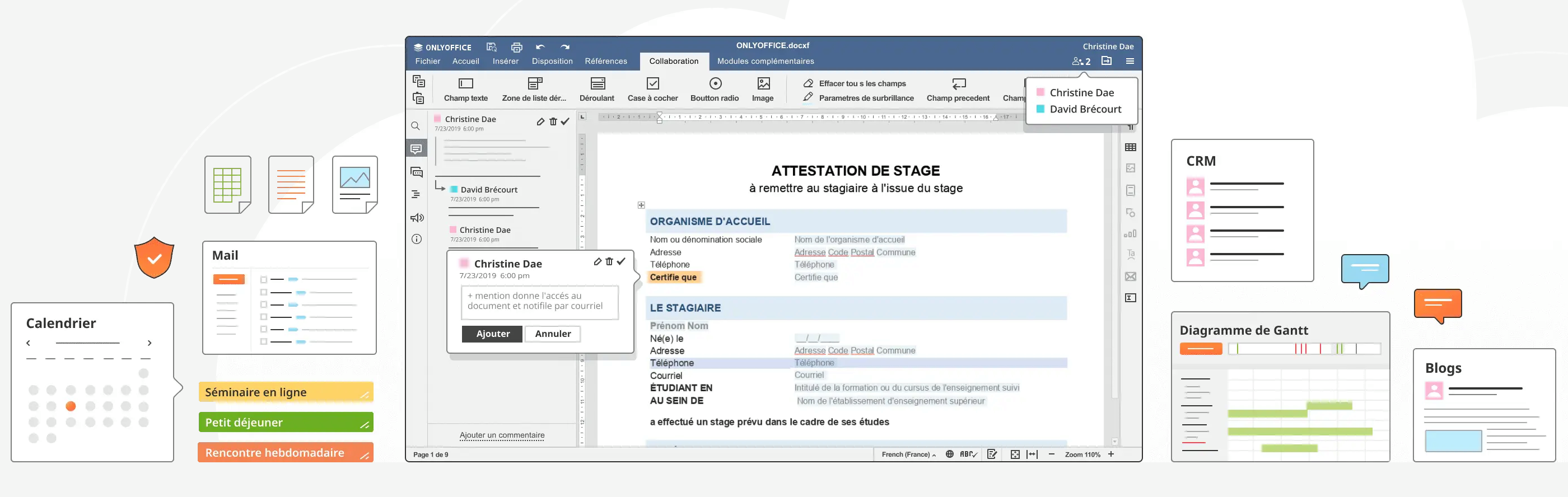 Clubic - Notre avis sur ONLYOFFICE © Ascensio System SIA 