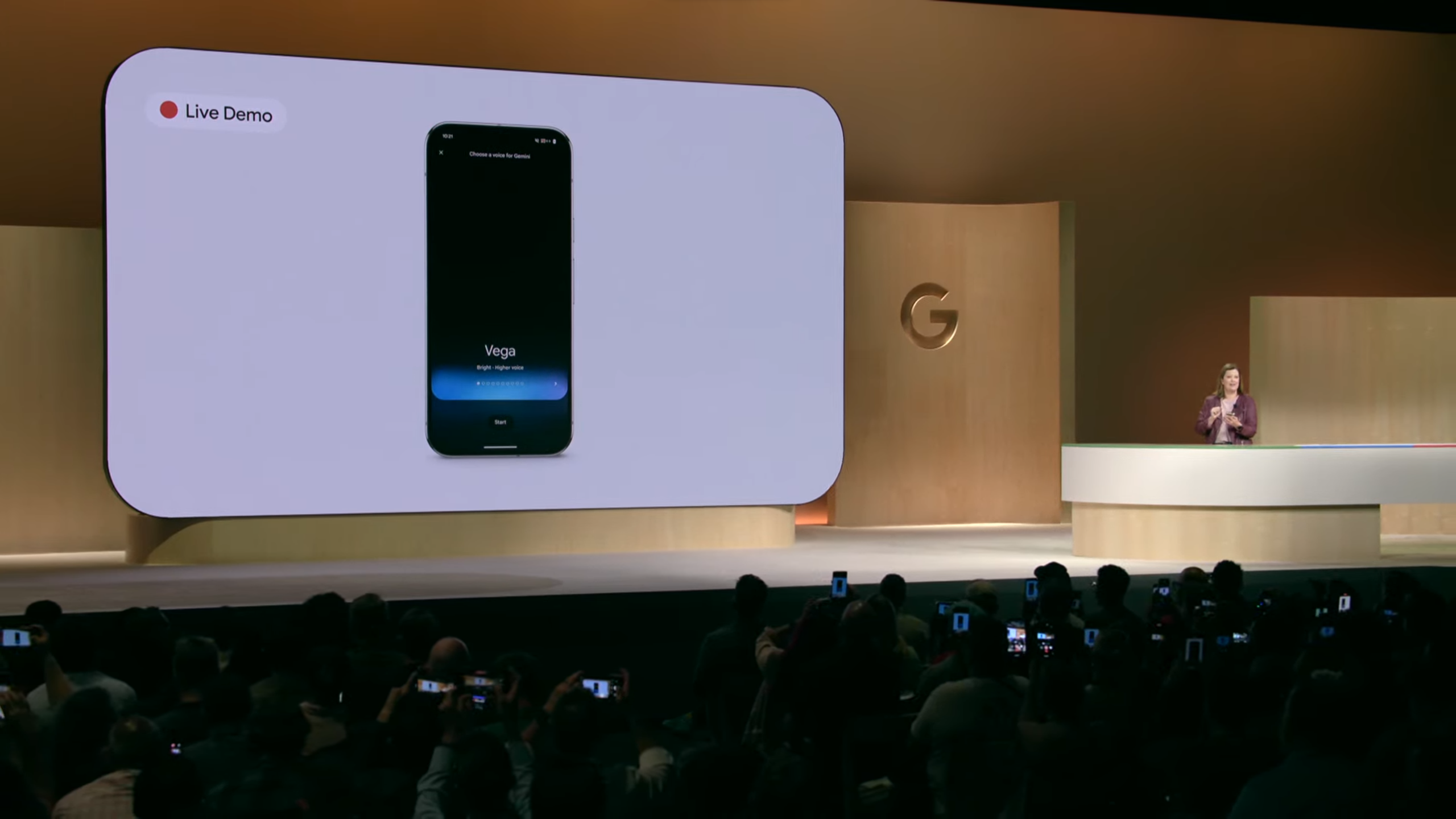 La démo du mode live de Gemini a impressionné tout le monde © Google