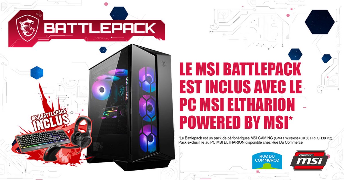 Le MSI Battlepack est inclus dans l'offre !