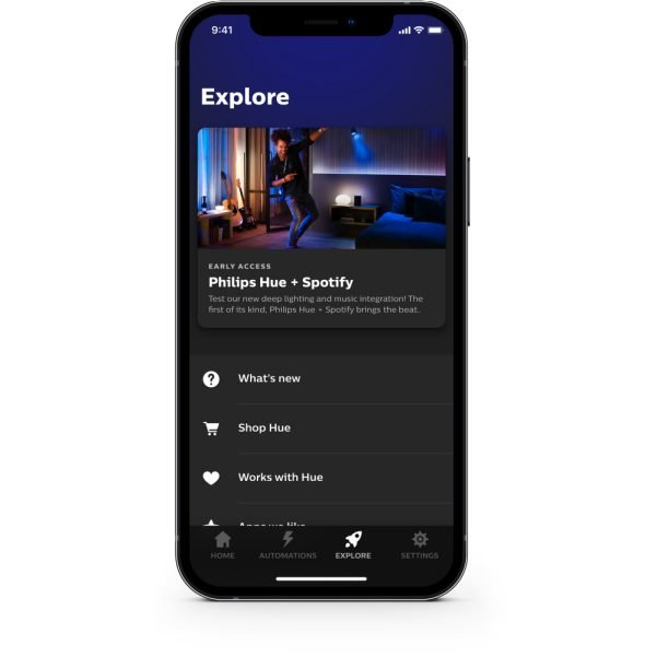 Intégration Spotify et Philips Hue