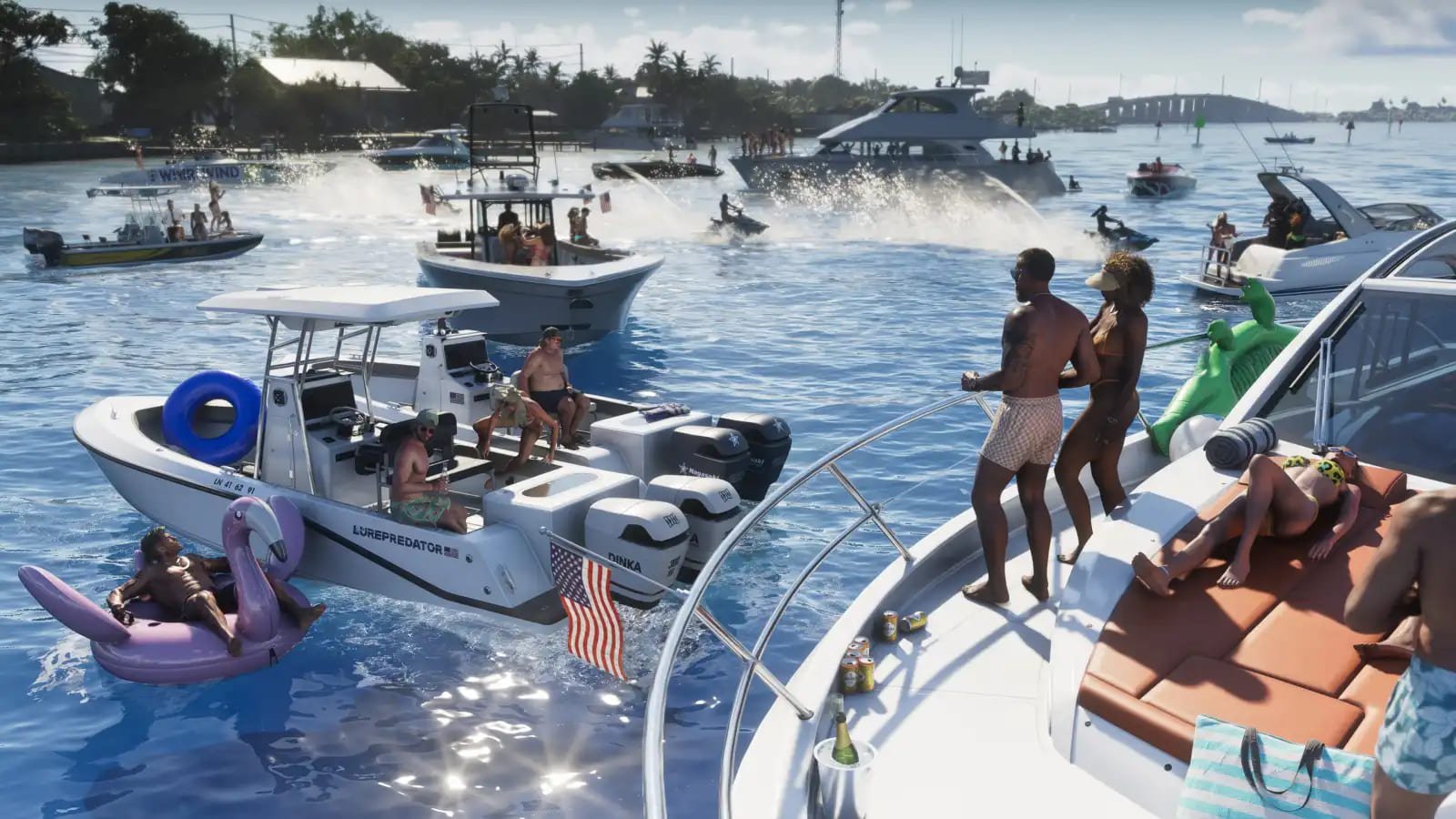GTA 6 pourrait proposer des effets visuels marins extraordinaires. ©Rockstar Games