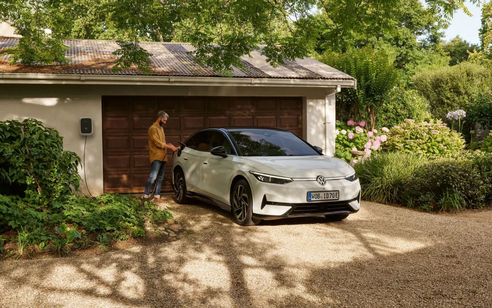 La Volkswagen ID.7 est désormais disponible en version Pure. ©Volkswagen