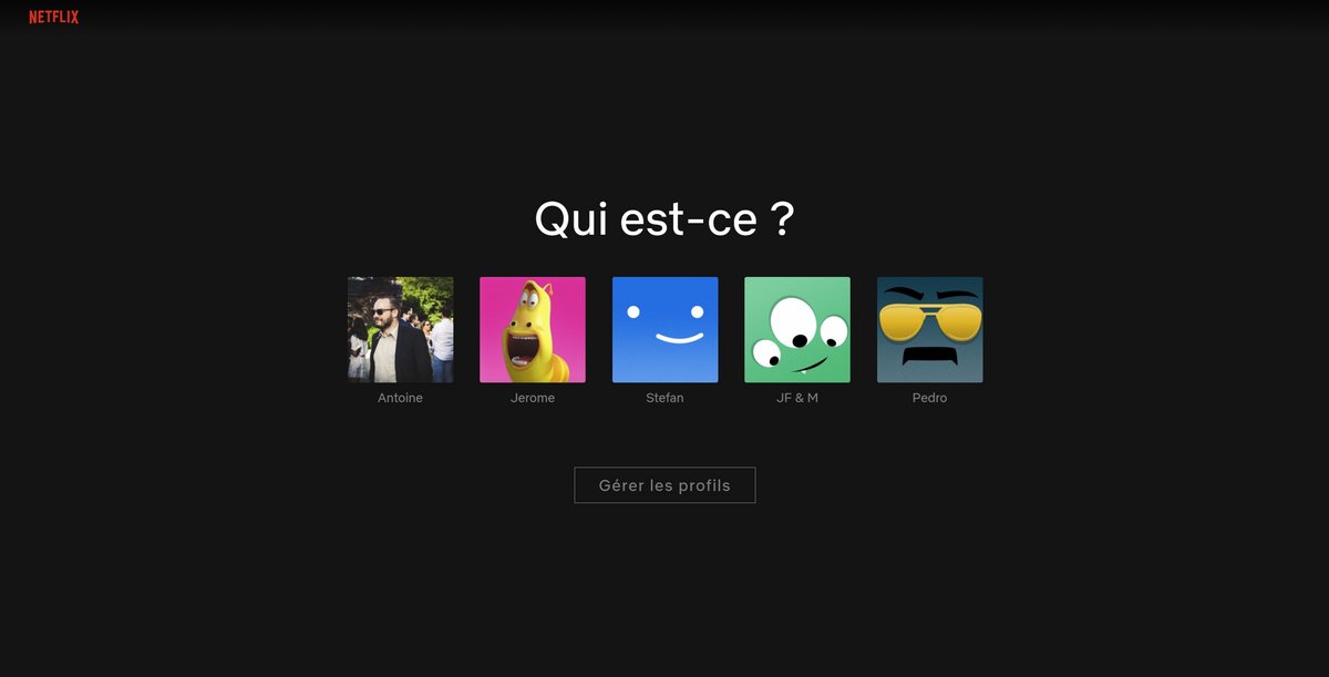 Netflix - Les profils